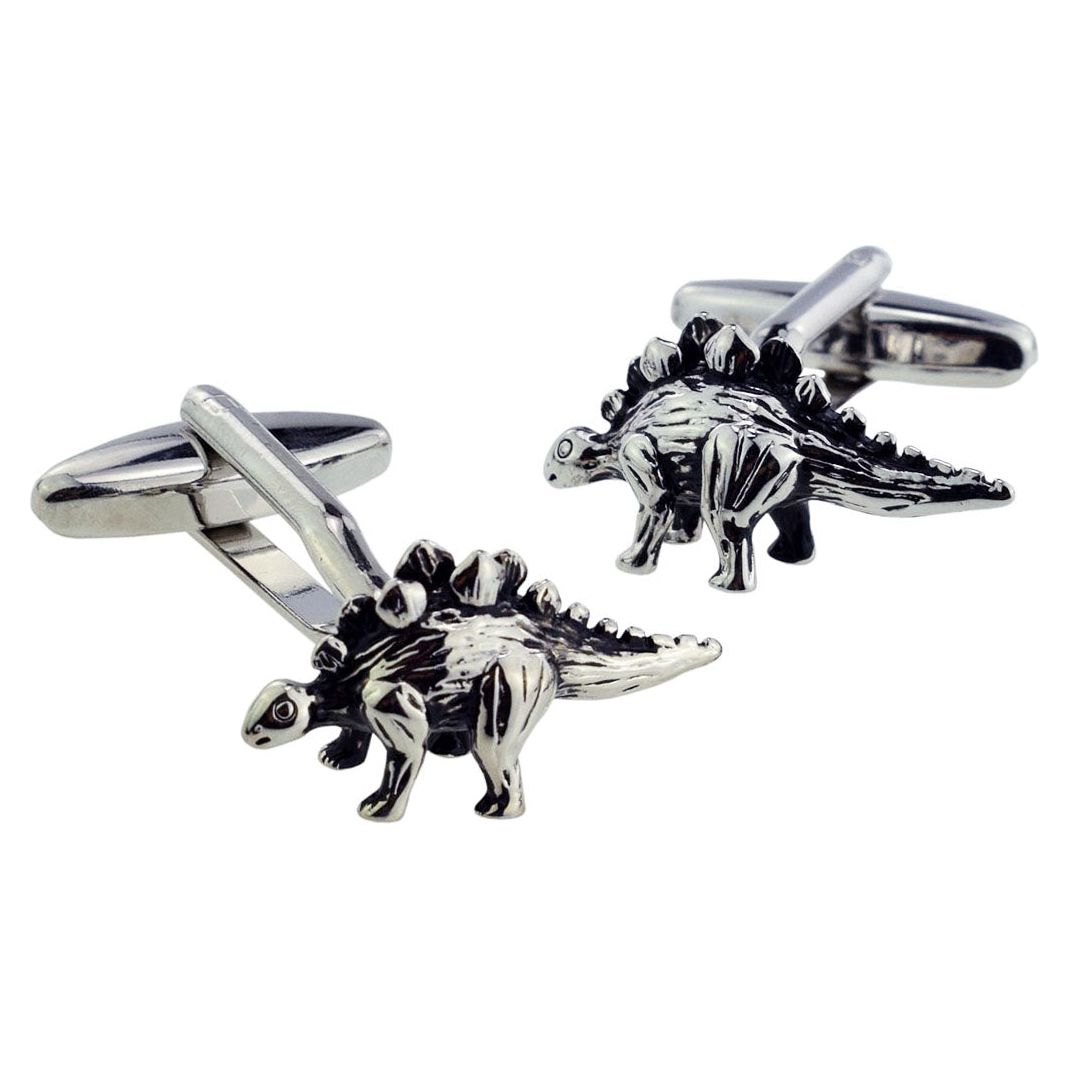 Stegosaurus Dinosaur 3D Cufflinks - Ashton and Finch