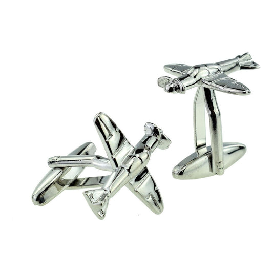 Traditional Propeller Style Aeroplane Cufflinks - Ashton and Finch