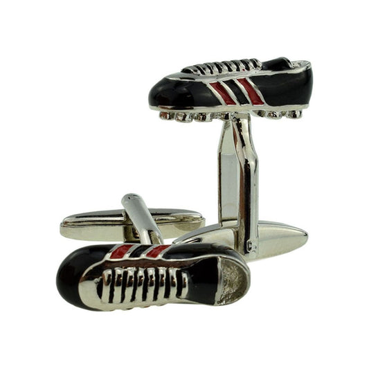 Black & Red Football Boots Sport Cufflinks - Ashton and Finch