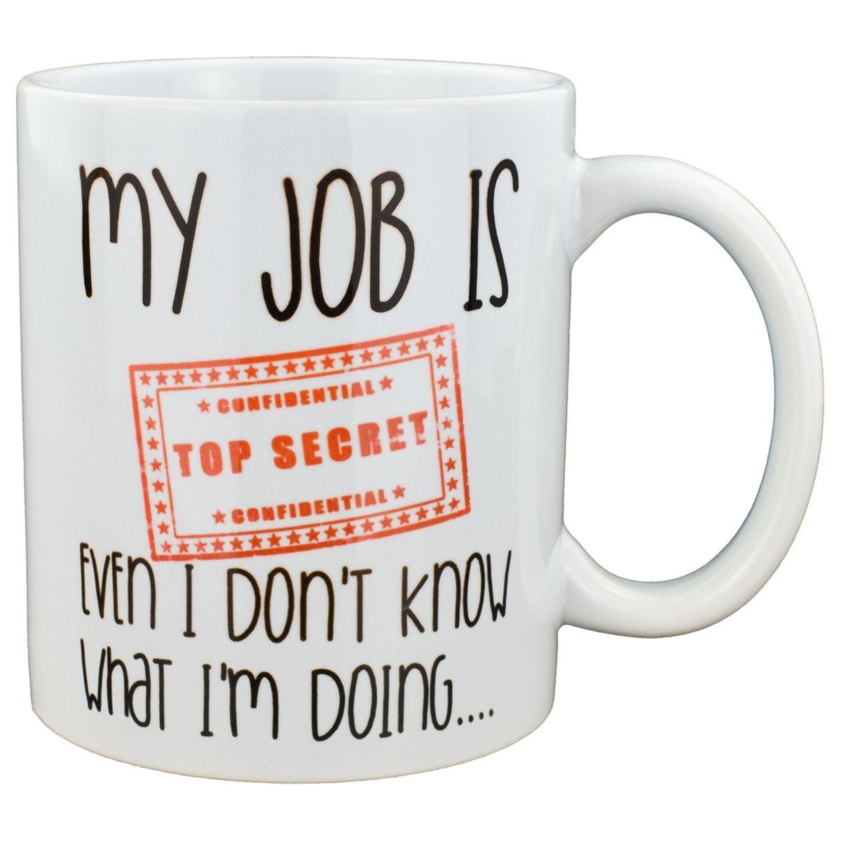 Funny My Job is Top Secret Mug - Ashton and Finch