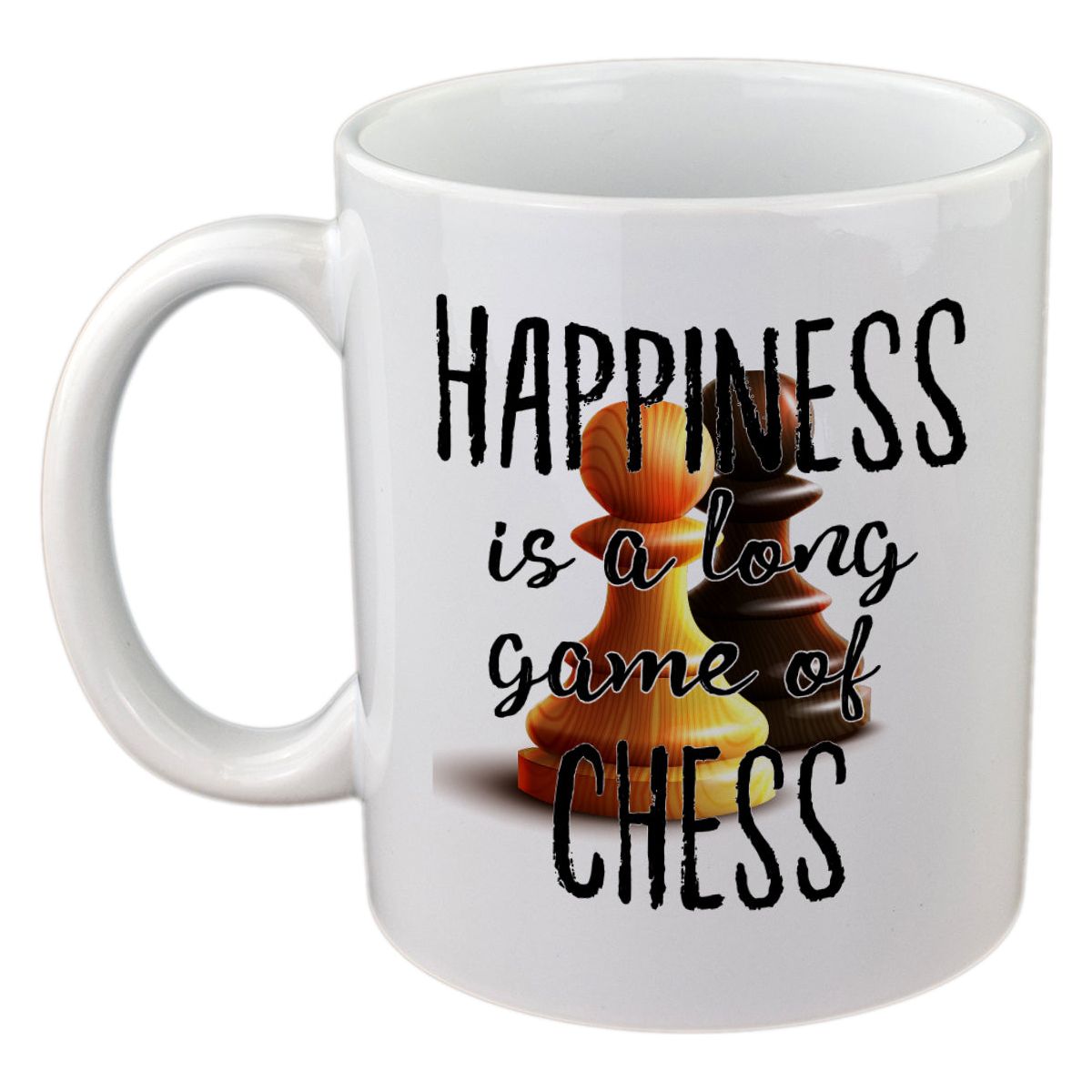 Happiness is a Long game of Chess Design Mug - Ashton and Finch