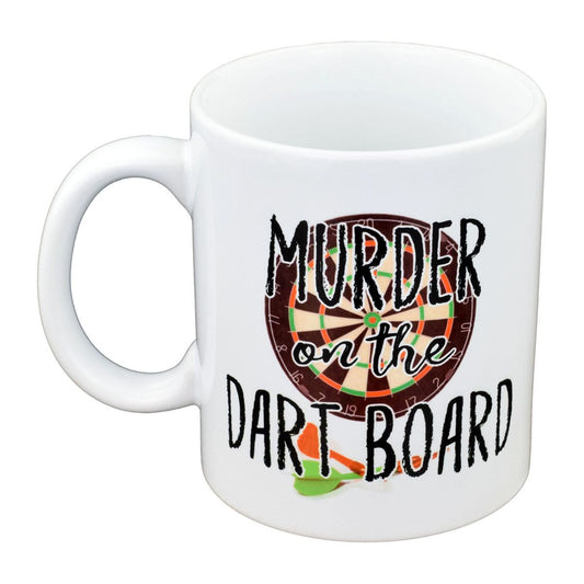 Fun Murder on the Dartboard Design Darts Fan Mug - Ashton and Finch
