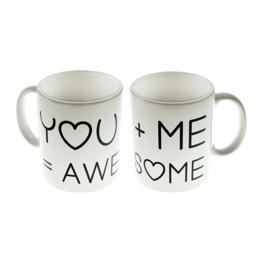 You + Me = Awesome Romantic Mug - Ashton and Finch