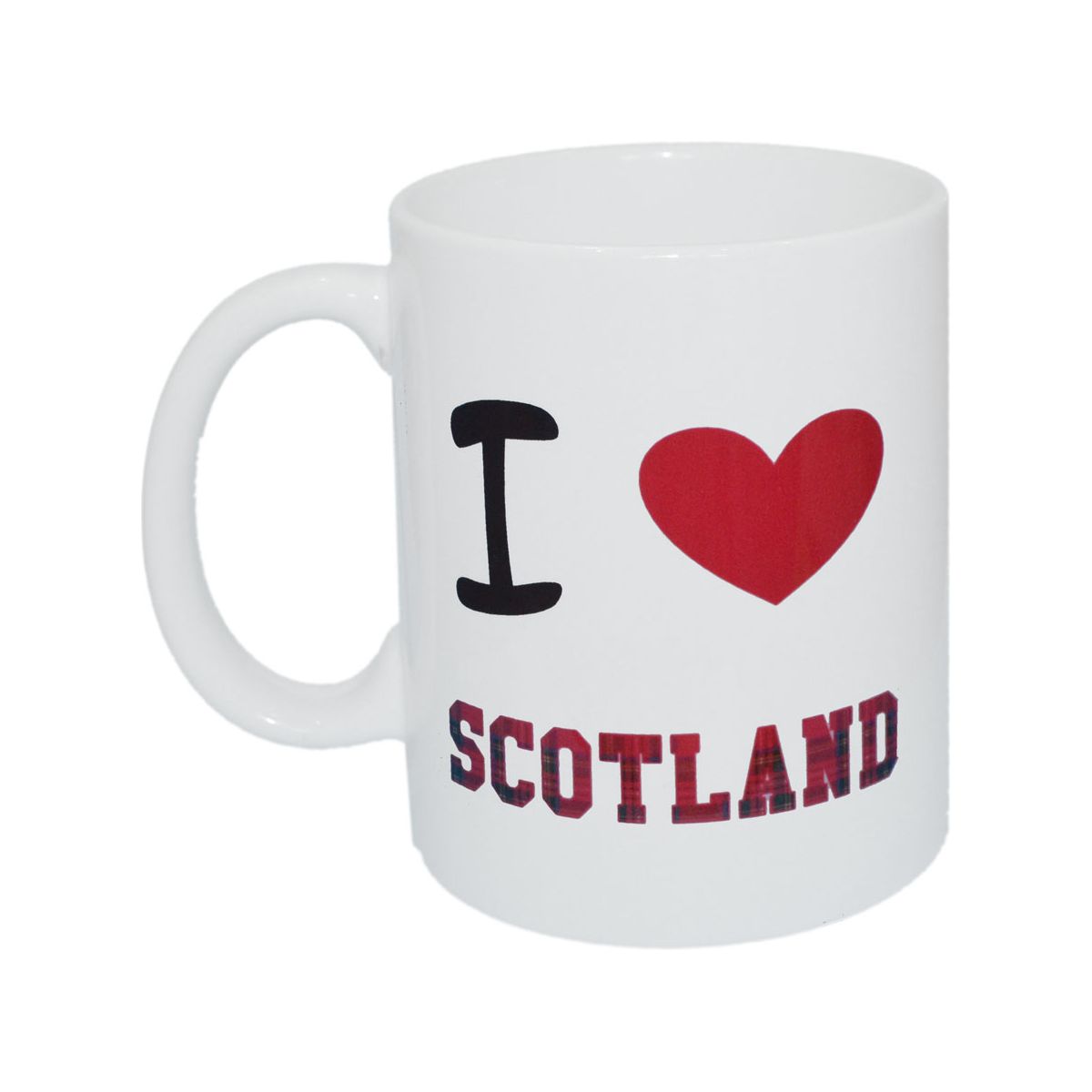 I Love Scotland Royal Stewart Tartan Ceramic Mug - Ashton and Finch