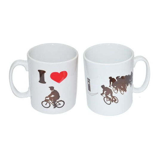 I Love Cycling Full Wrapped Design China Mug - Ashton and Finch