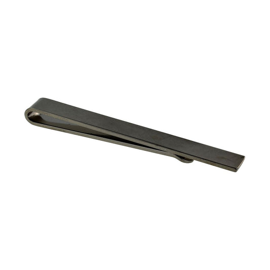 Gunmetal Plated Plain Tie Slide Engraved and Personalised - Ashton and Finch