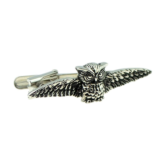 Owl with Spread Wings Tie Clip - Ashton and Finch