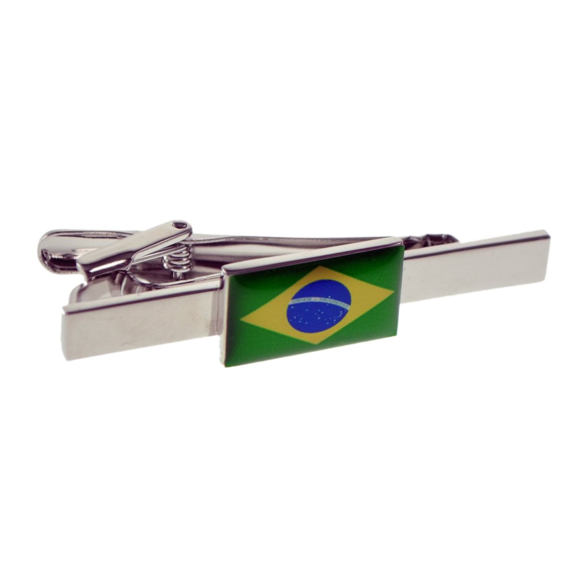 Brazil Flag Tie Clip - Ashton and Finch