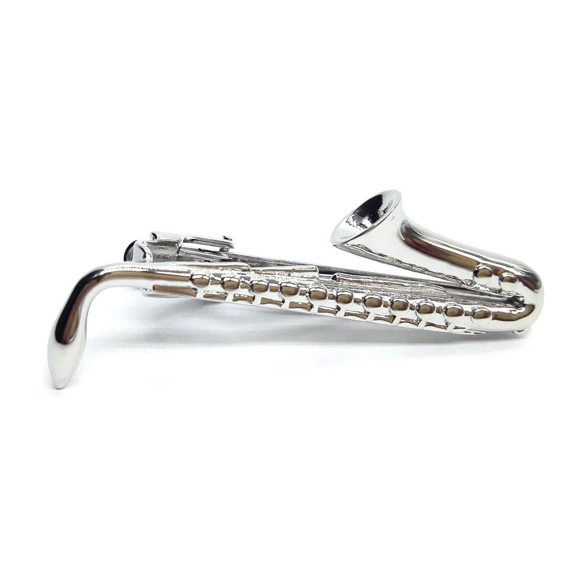 Large Saxophone Tie Clip - Ashton and Finch