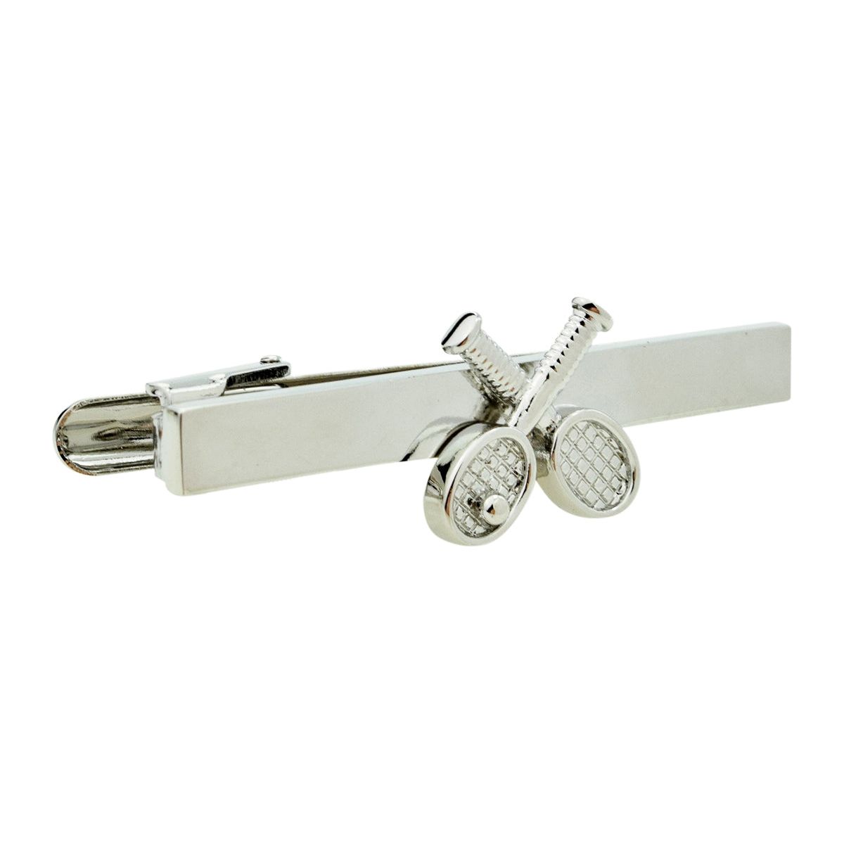 Crossed Tennis Racquets Tie Clip - Ashton and Finch