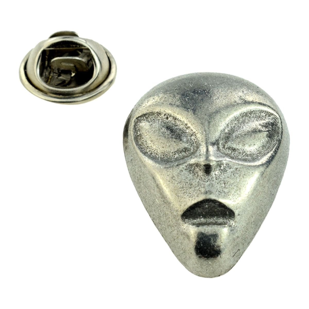 ET Alien Head Lapel Pin Badge - Ashton and Finch