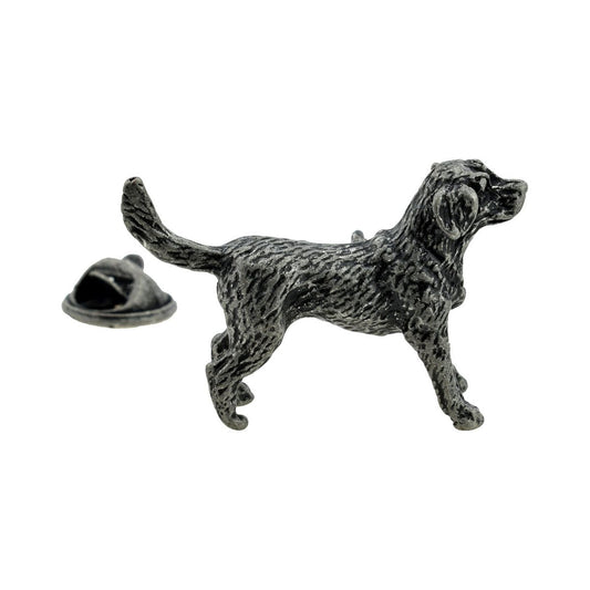 Retriever Dog lapel Pin Badge - Ashton and Finch