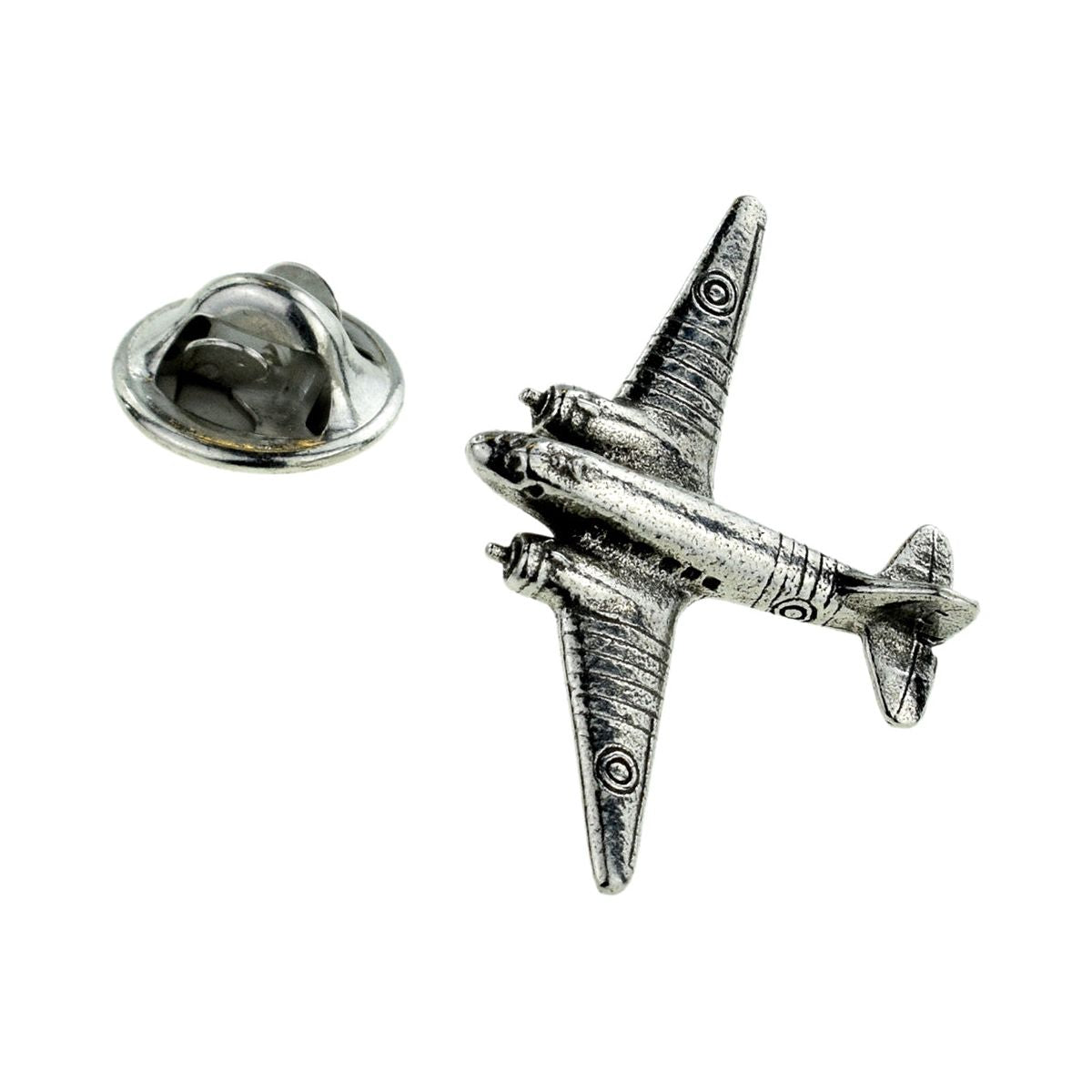 Douglas Dakota C47 Aeroplane Pewter Lapel Pin Badge - Ashton and Finch
