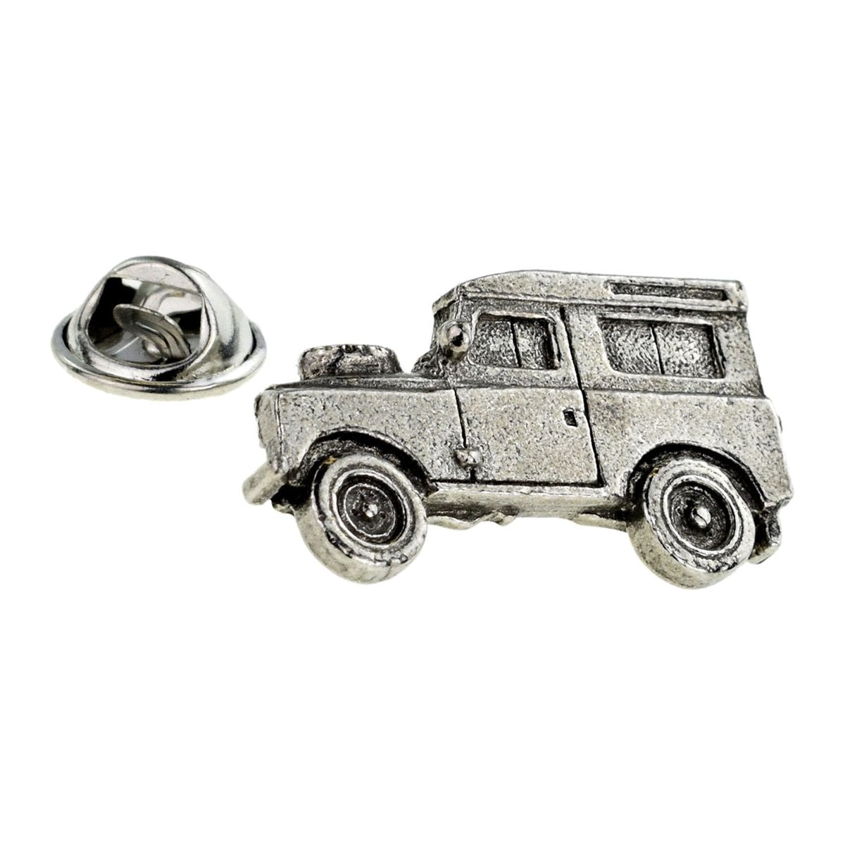 Country Land Vehicle 4x4 Pewter Lapel Pin Badge - Ashton and Finch