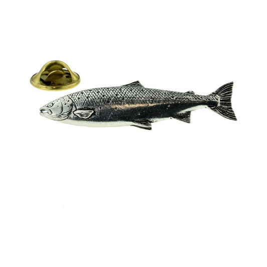 Atlantic Salmon Lapel Pin Badge - Ashton and Finch