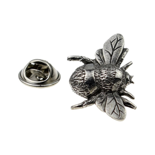 Bumble Bee Pewter Lapel Pin Badge - Ashton and Finch