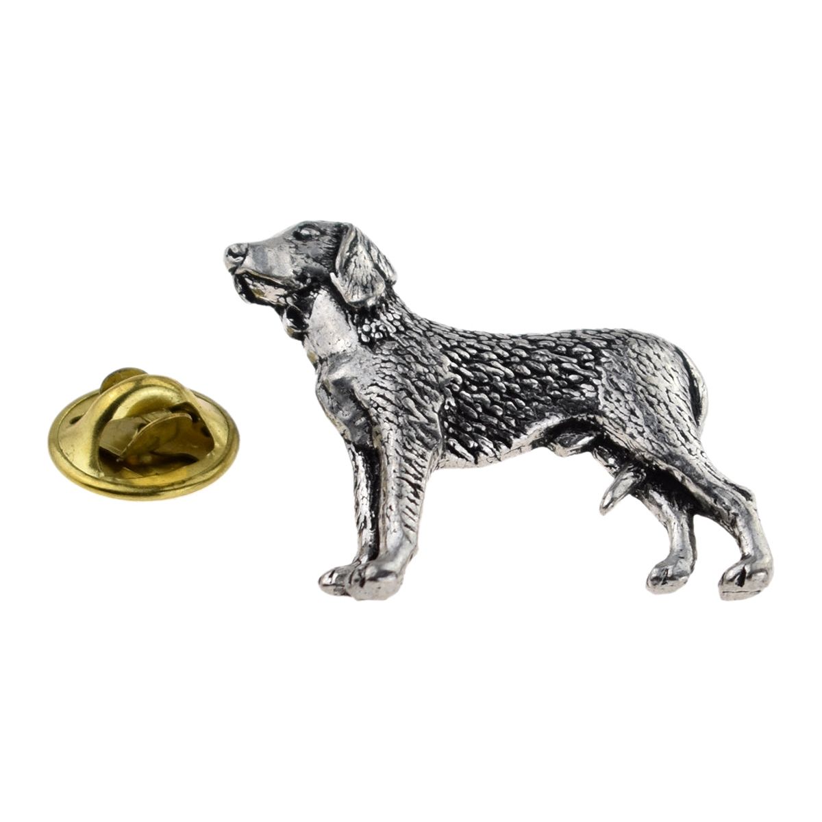 German Wire Haired Pointer Pewter Lapel Pin Badge - Ashton and Finch