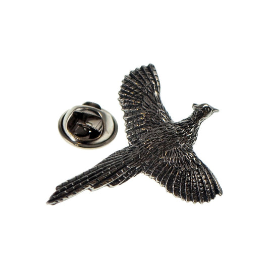 Pheasant Pewter Lapel Pin Badge - Ashton and Finch