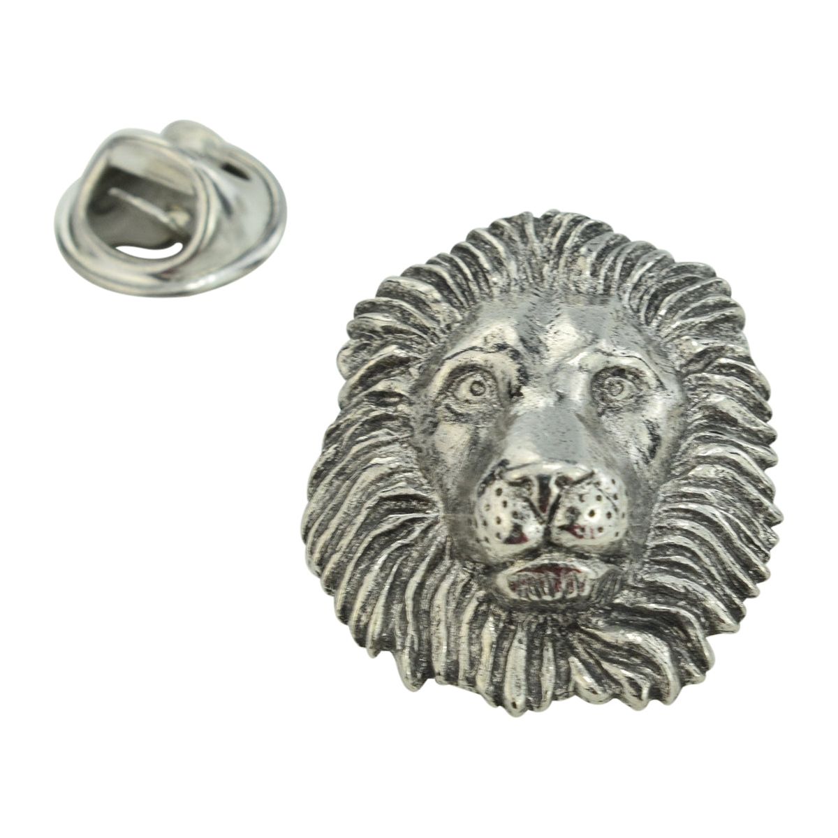 Lion Pewter Lapel Pin Badge - Ashton and Finch