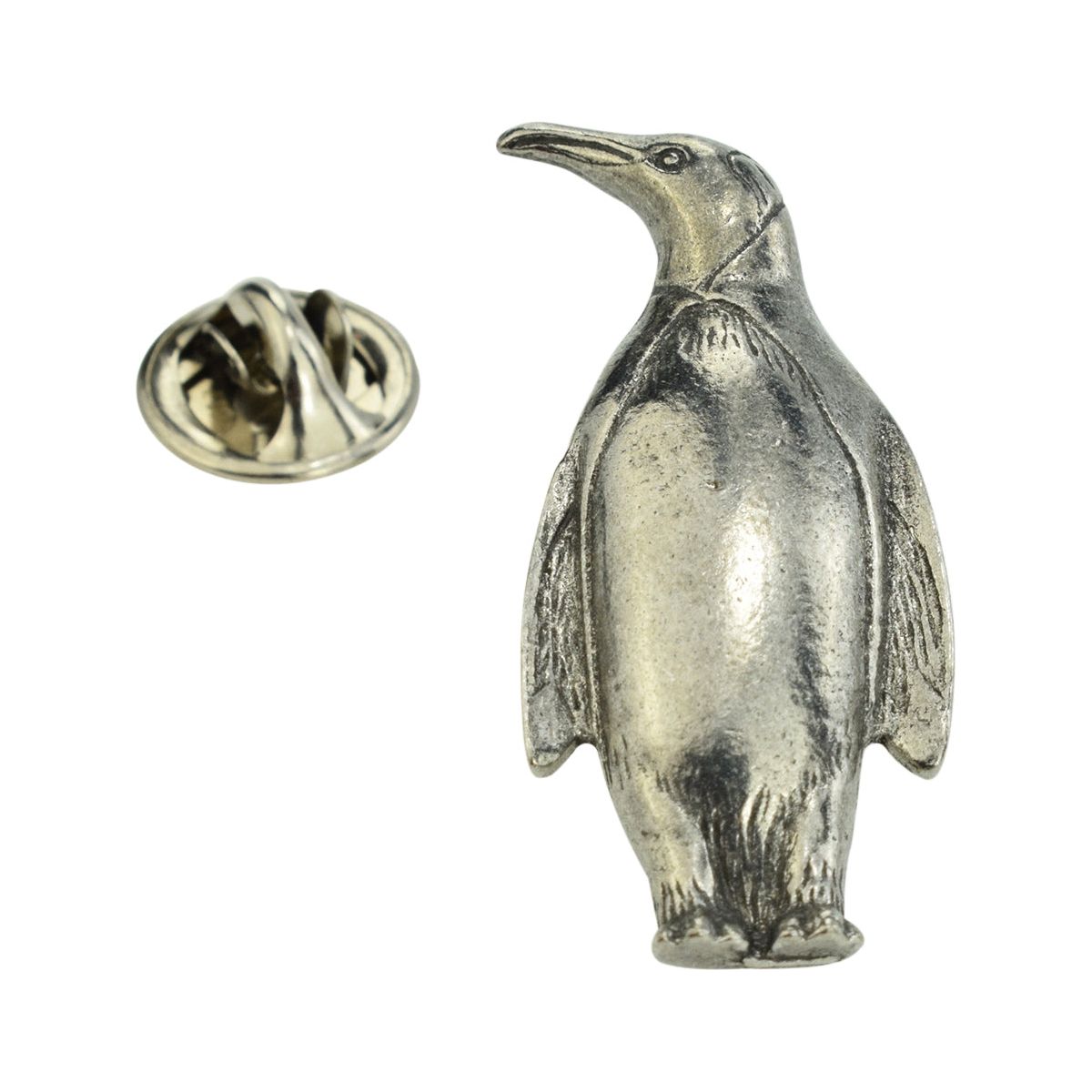 Penguin Pewter Lapel Pin Badge - Ashton and Finch