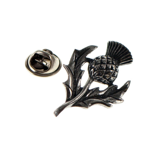 Scottish Thistle Pewter Lapel Pin Badge - Ashton and Finch
