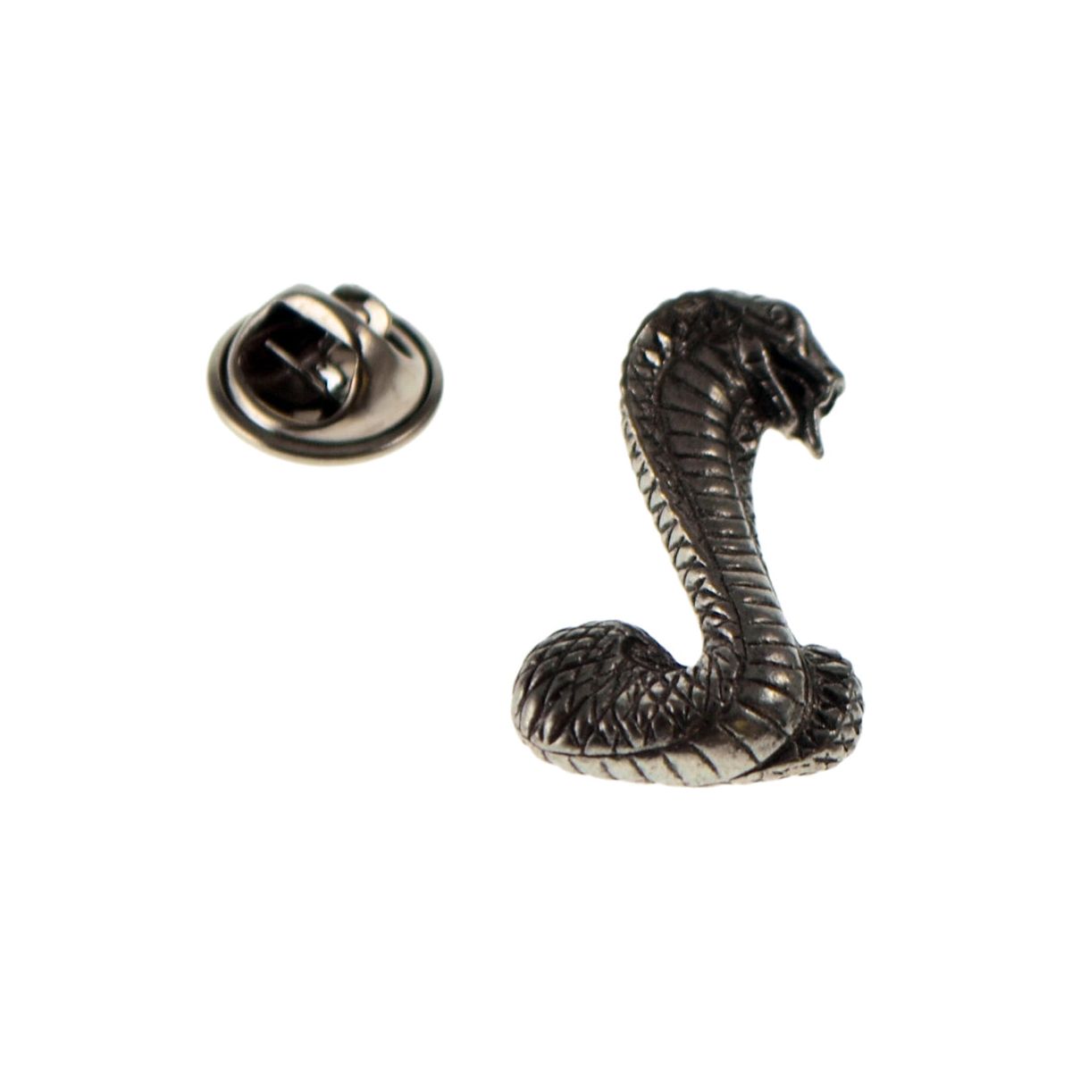 Snake Pewter Lapel Pin Badge - Ashton and Finch