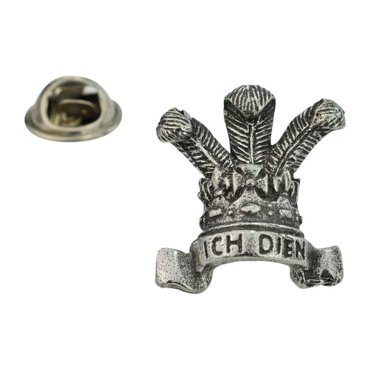 Prince of Wales Pewter Lapel Pin Badge - Ashton and Finch