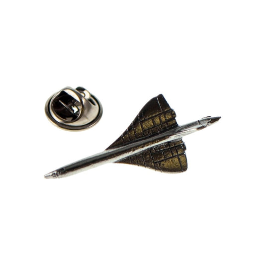 Concorde Pewter Lapel Pin Badge - Ashton and Finch