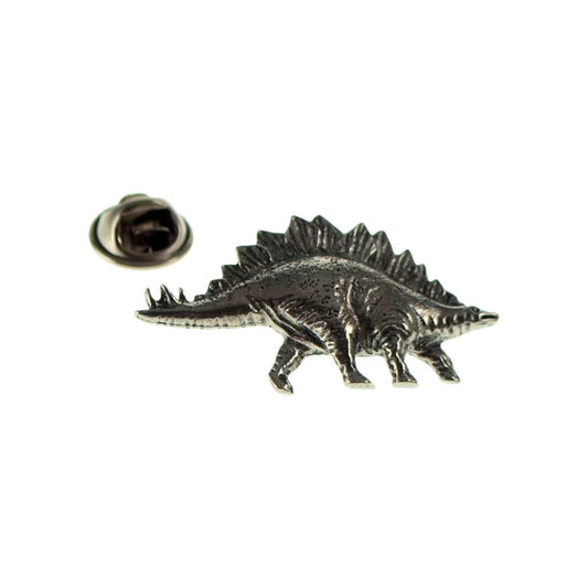 Stegosaurus Pewter Lapel Pin Badge - Ashton and Finch