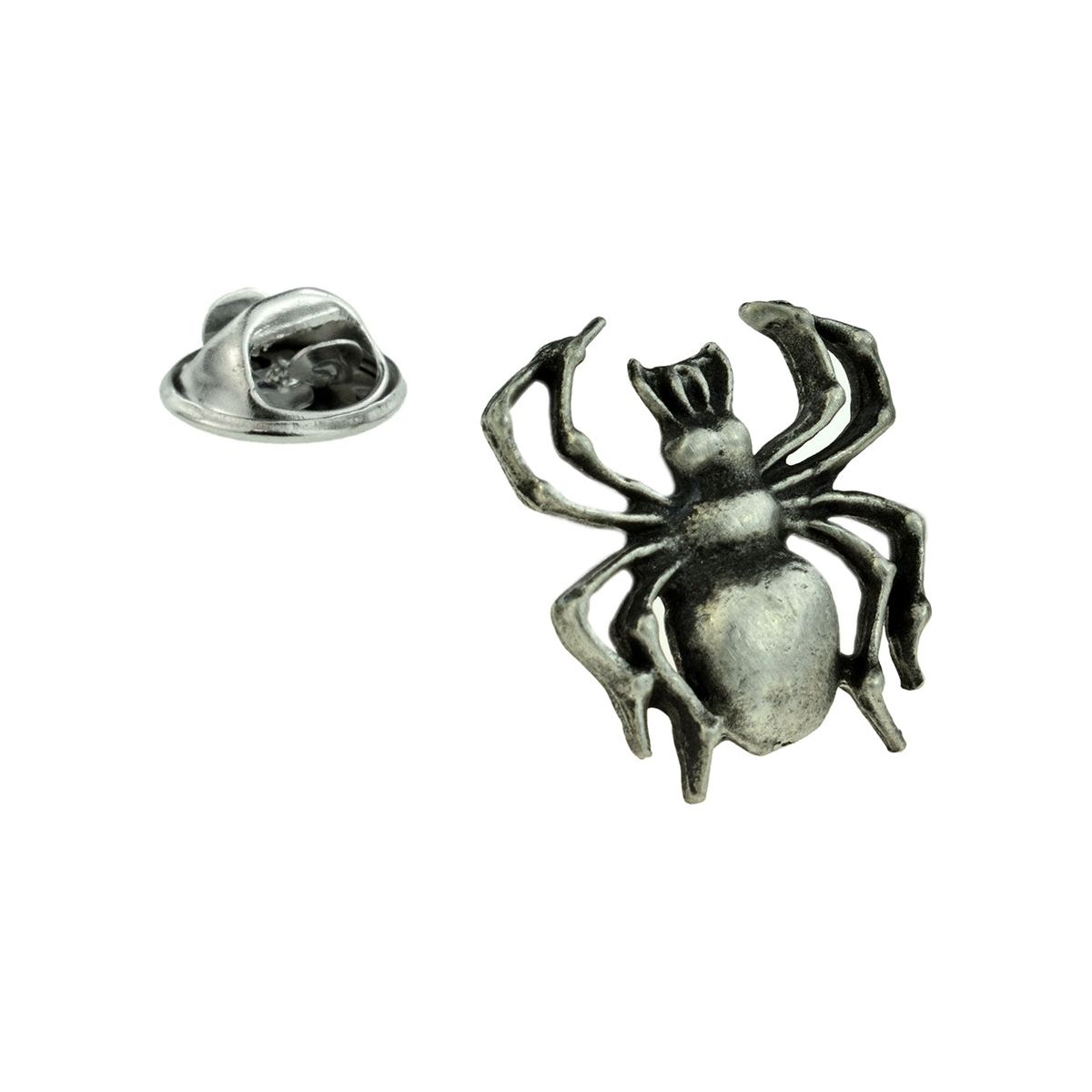 Spider Insect Lapel Pin Badge In British Pewter - Ashton and Finch