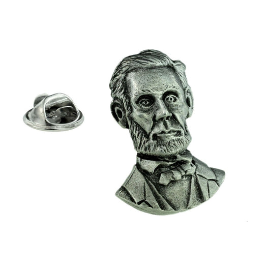 Abraham Lincoln American President Lapel Pin Badge In British Pewter - Ashton and Finch