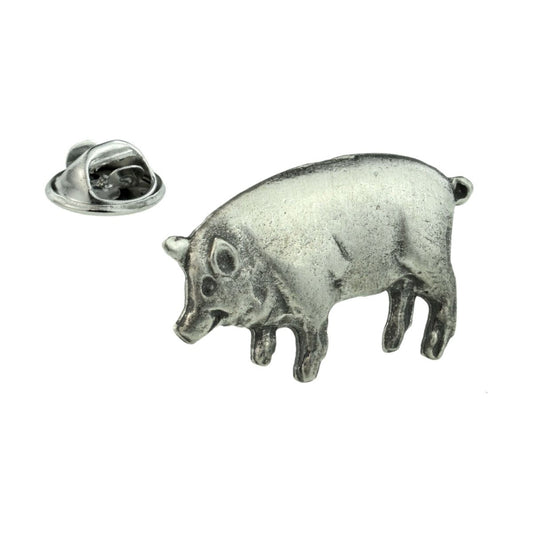 Pig Lapel Pin Badge In British Pewter - Ashton and Finch