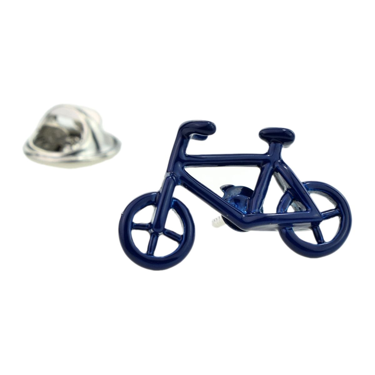 Blue Bike Lapel Pin Badge - Ashton and Finch