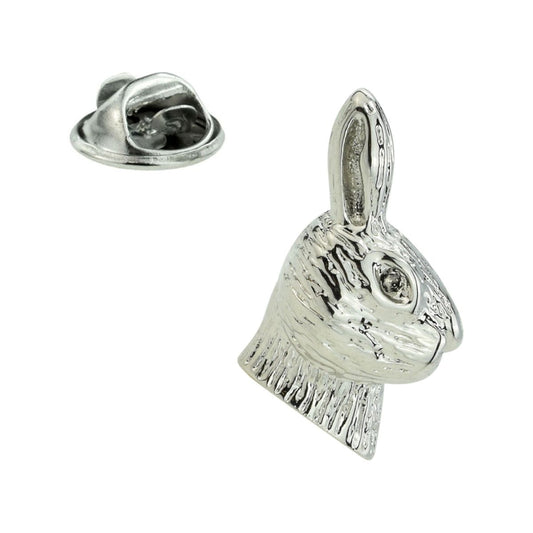 Rabbits Head Lapel Pin Badge - Ashton and Finch
