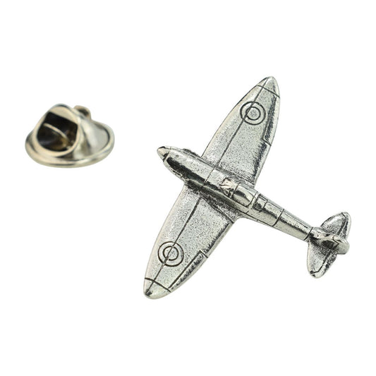 Pewter Spitfire Lapel Pin Badge - Ashton and Finch