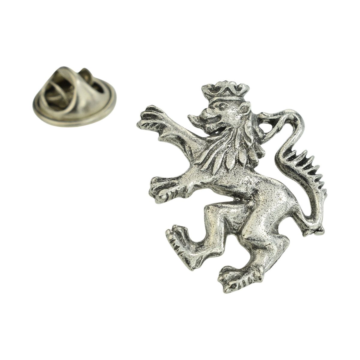 Heraldic Lion Lapel Pin Badge - Ashton and Finch