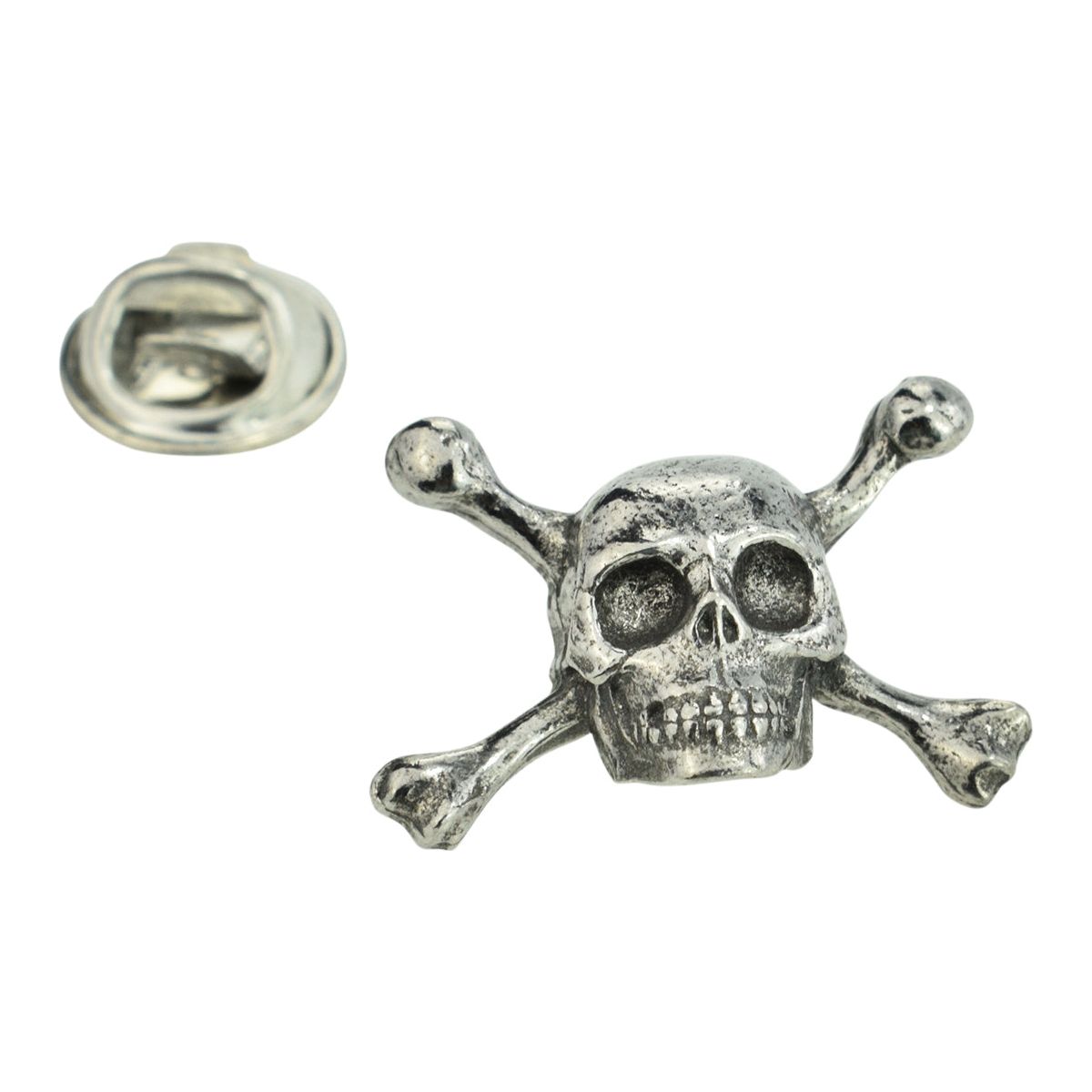 Skull & Crossbones Lapel Pin Badge - Ashton and Finch