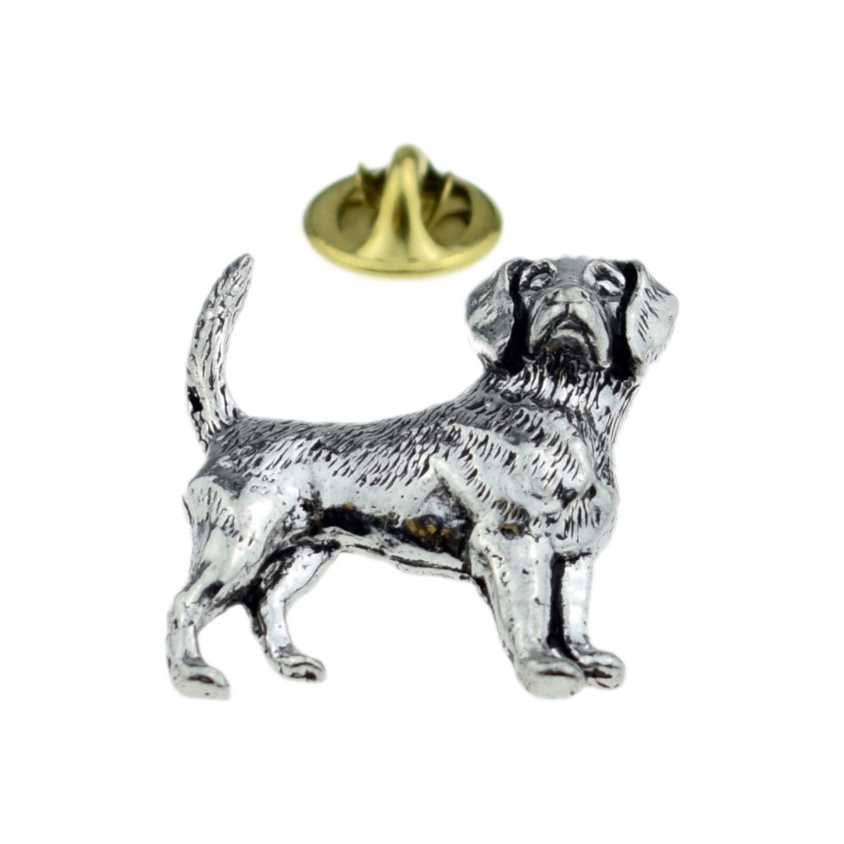 Beagle, Dog. English Pewter Lapel Pin Badge - Ashton and Finch