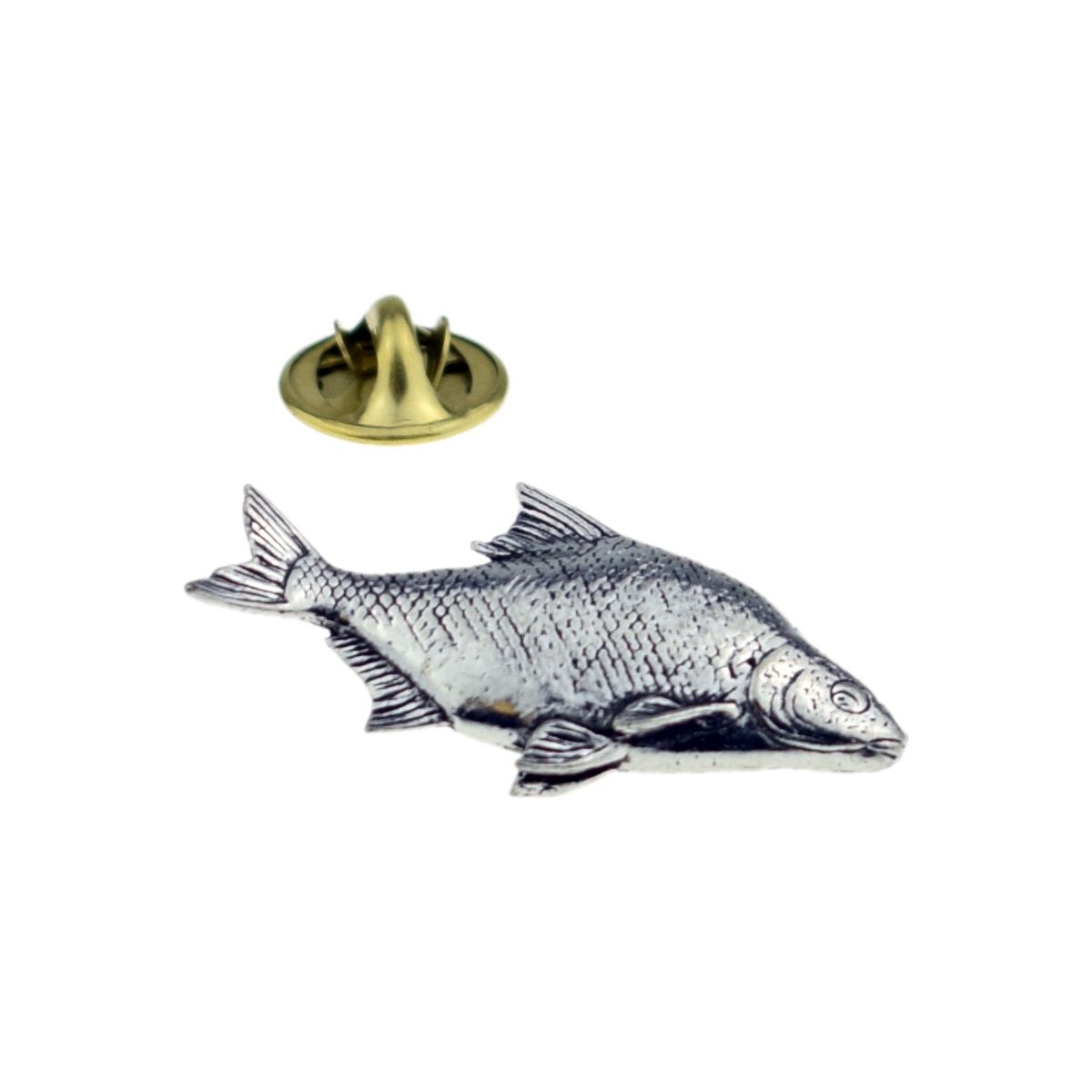 Bream fish fishing English Pewter Lapel Pin Badge - Ashton and Finch