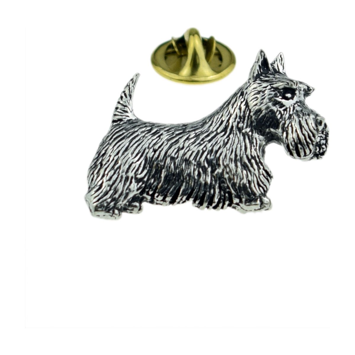 Scotland's Scottish Terrier Dog Pewter Lapel Pin Badge - Ashton and Finch