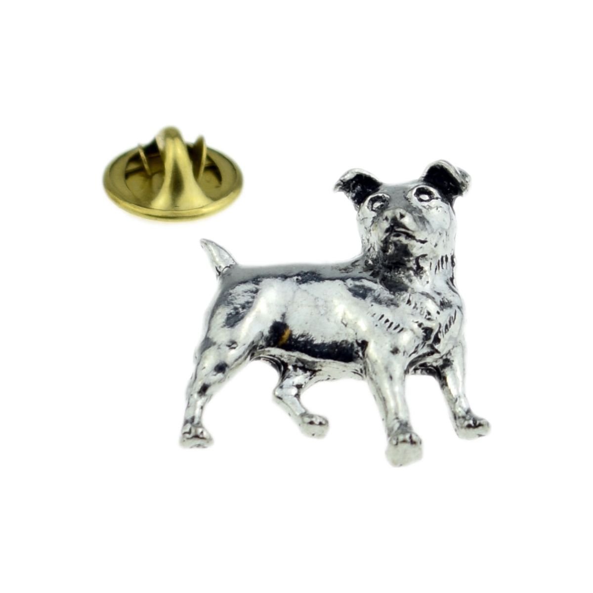Jack Russell Dog Pewter Lapel Pin Badge - Ashton and Finch