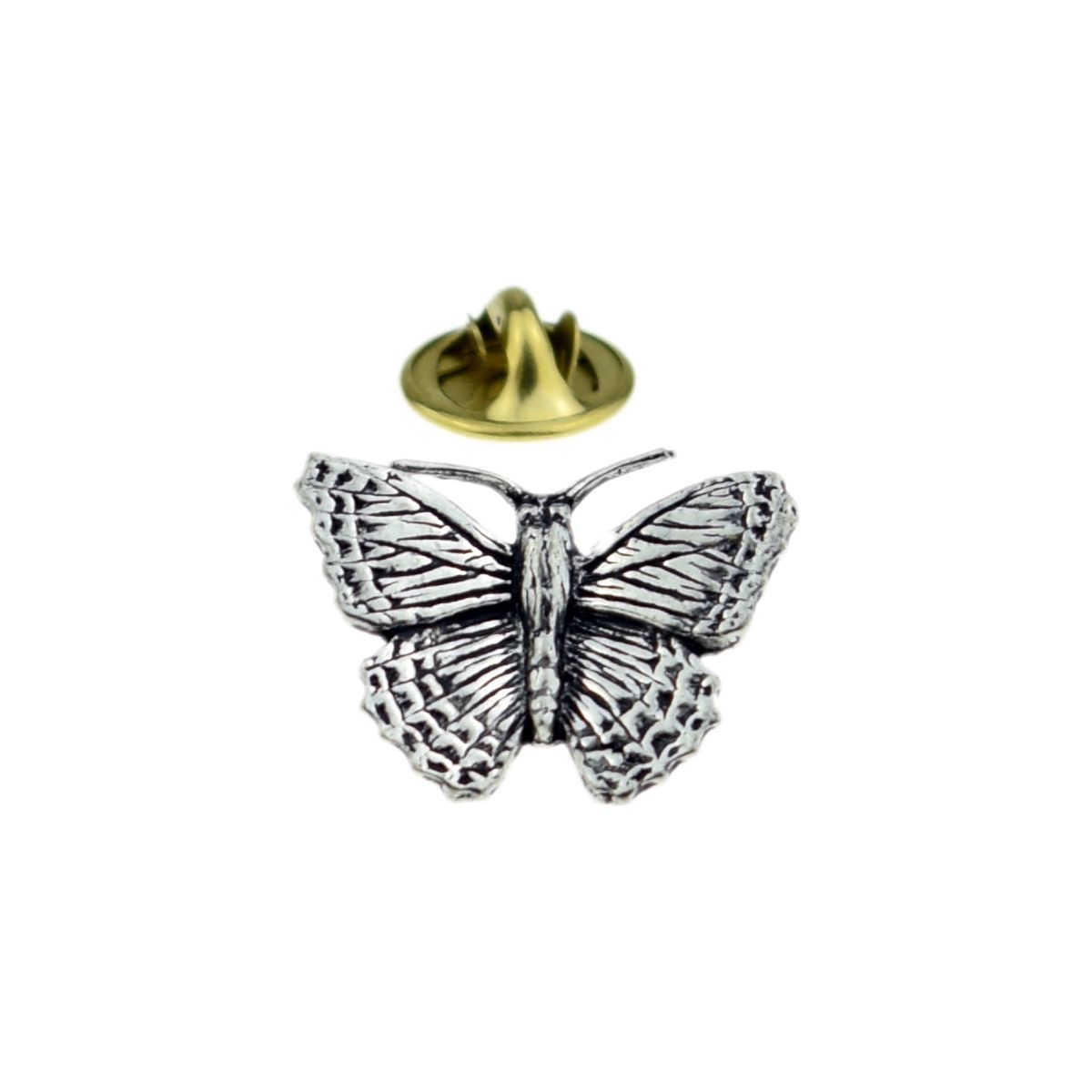 Butterfly Pewter Lapel Pin Badge - Ashton and Finch