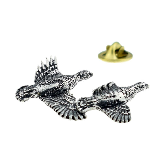 Partridge Bird English Pewter Lapel Pin Badge - Ashton and Finch