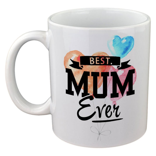 Best Mum Ever Heart Balloons Design Mug - Ashton and Finch