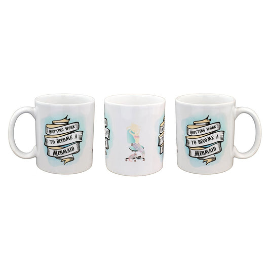 Quitting Work to Become a Mermaid Design Mug - Ashton and Finch