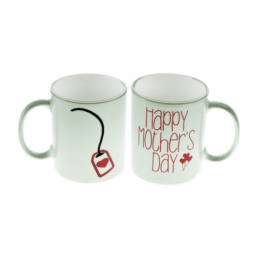 Happy Mothers Day Heart Tag Design Mug - Ashton and Finch