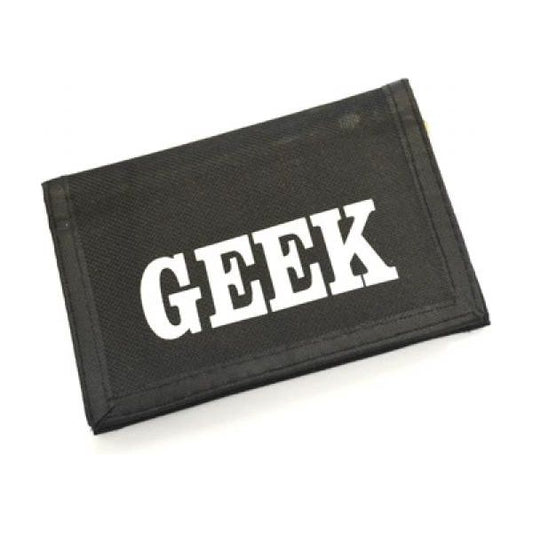 GEEK design Black Canvas Wallet - Ashton and Finch