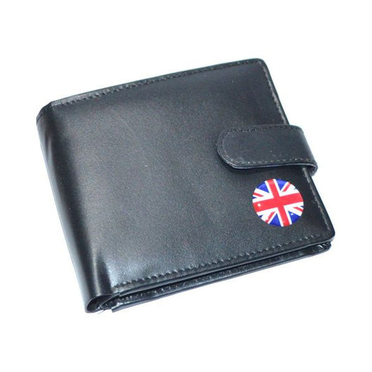 Union Jack Flag Design Leather Wallet - Ashton and Finch