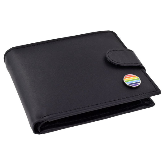 Gay Rainbow Design Leather Wallet - Ashton and Finch