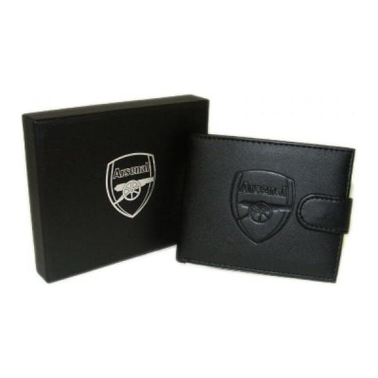 Arsenal Stamped Leather Wallet in Gift Box - Ashton and Finch
